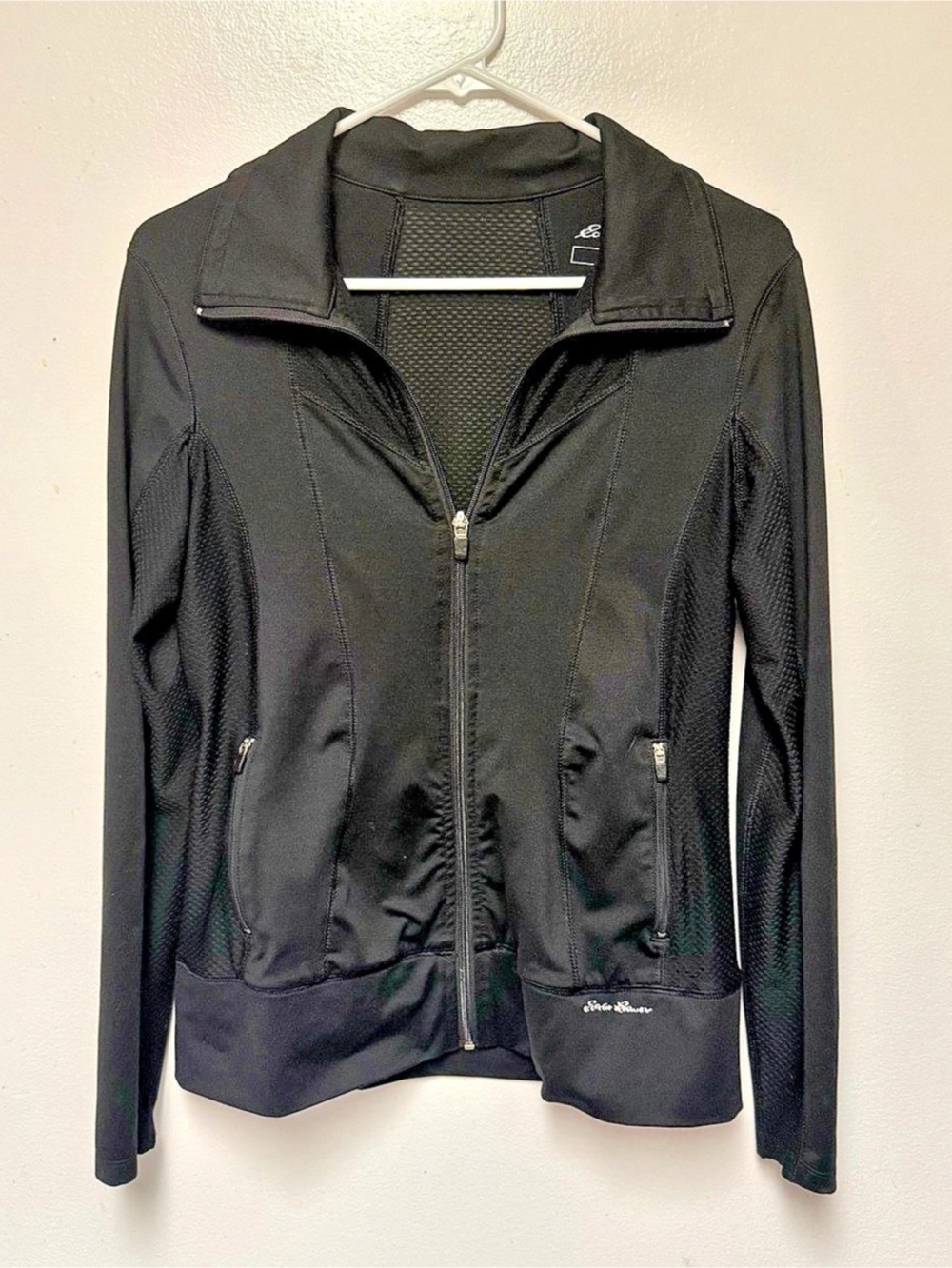 Eddie Bauer Black Full-Zip Athletic Jacket